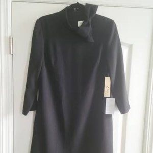Eliza J Black Crepe Dress Size 8 New with Tags